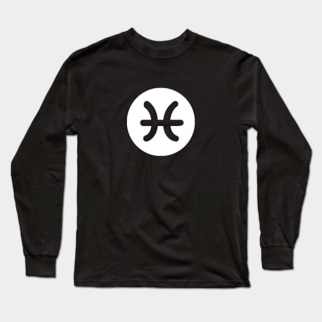 Pisces Star sign Long Sleeve T-Shirt by Jambo Designs